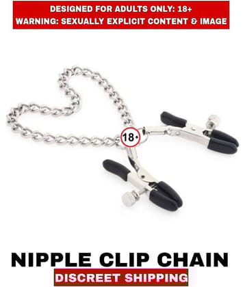 Premium quality sex toys Adjustable Nipple Clamps with Metal Chain Pleasure for Women, Decorative Clip for Pleasure Toys