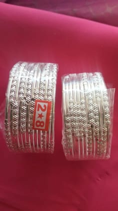 Elegant Silver Bangles