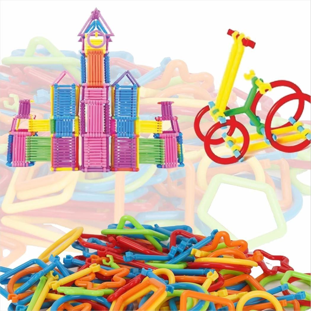 PlayMagic StrawStix Construction SetÂ&nbsp;500Â&nbsp;Pcs