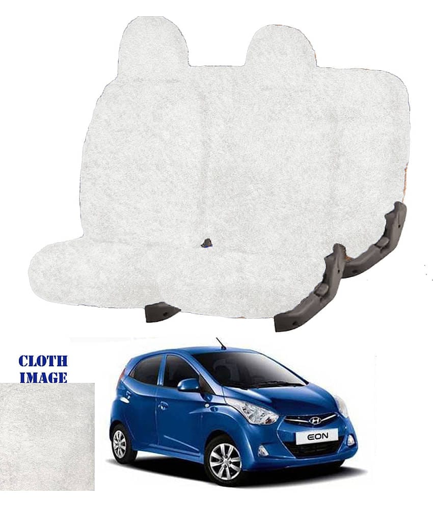 Hyundai Eon White 5 Seater Car Seat Cover
