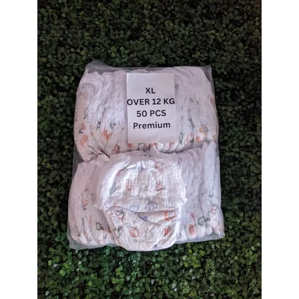 Baby Diaper Regular Quality 50 pieces- XL Size (Loose) Baby Diaper Regular Quality 50 pieces- XL Size (Loose)
