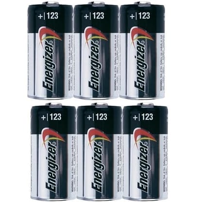 6-Pack Energizer Photo 123 Lithium Battery Pack 3V CR123A Ultimate 3.0v DL123A Bulk by Energizer 6-Pack Energizer Photo 123 Lithium Battery Pack 3V CR123A Ultimate 3.0v DL123A Bulk by Energizer