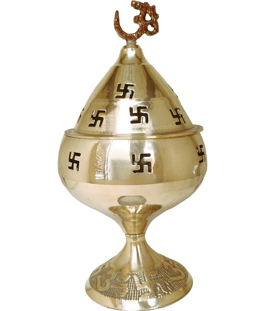 Spherulemuster Brass Akhand Diya - Pack of 1