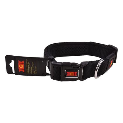 Glenand Mesh Collar Med Black DCA102