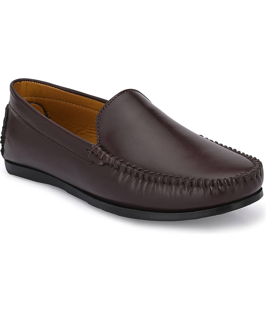 John Karsun Brown Men's Slip on