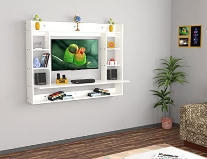 DAS Devin Wall Mount TV Entertainment Unit/Set Top Box Stand for Up to 32" Screen- Frosty White (Engineered Wood) DAS Devin Wall Mount TV Entertainment Unit/Set Top Box Stand for Up to 32" Screen- Frosty White (Engineered Wood)