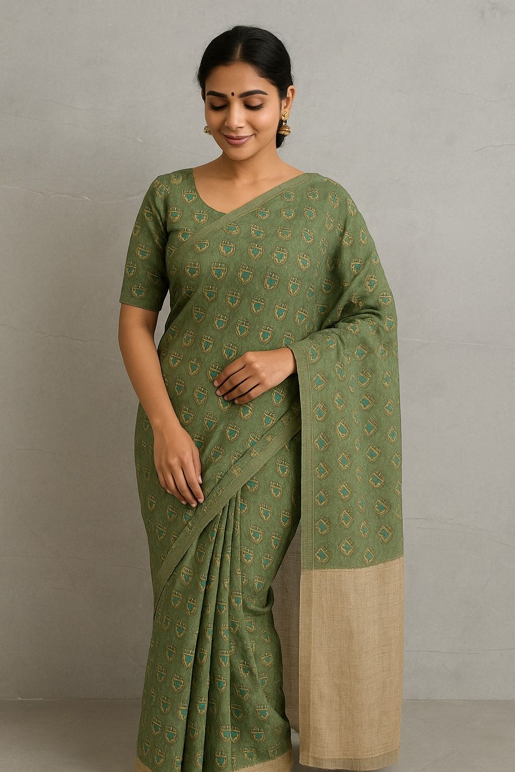 Cotton fancy Sarees