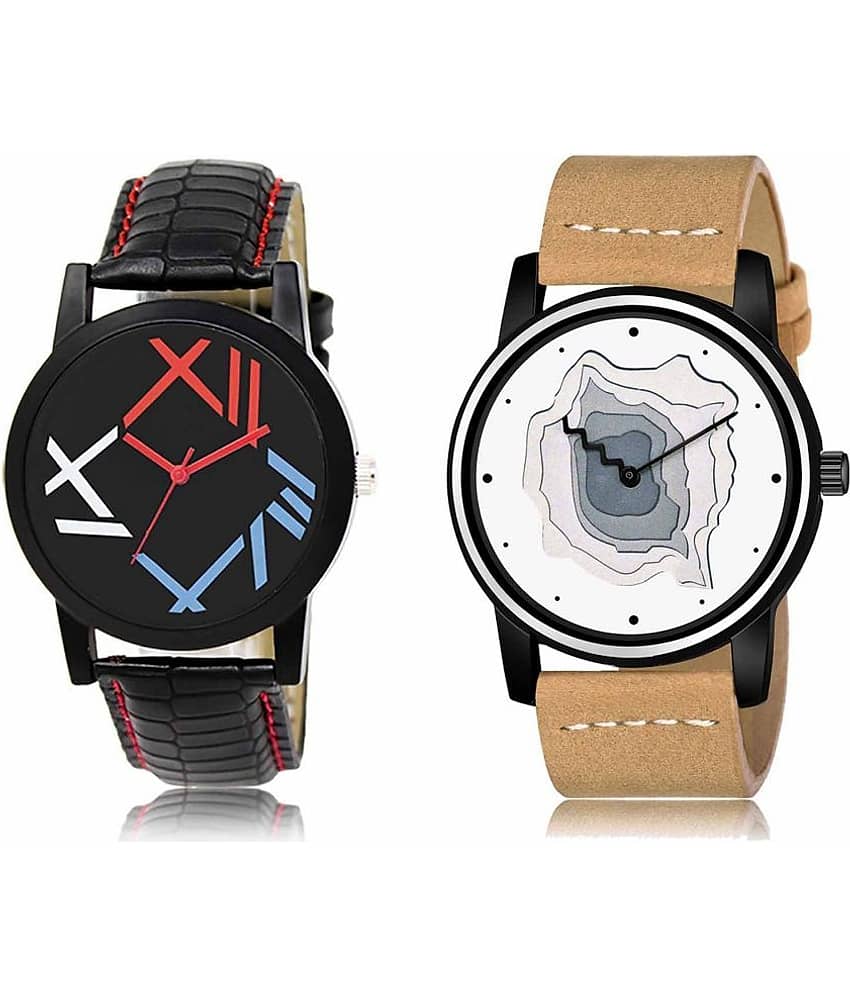 Lorem - Analog Watch Watches Combo For Men and Boys ( Pack of 2 )