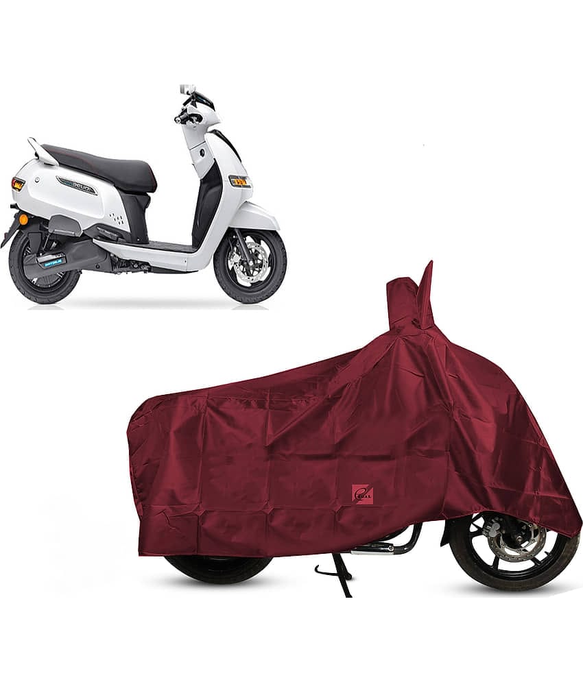 EGAL Bike Body Cover for TVS TVS iQube Electric ( Pack of 1 ) , Maroon