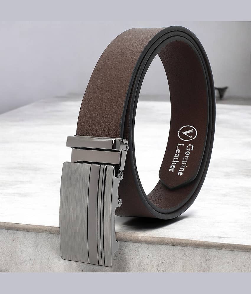 WARCKS - Brown 100% Leather Men's Formal Belt ( Pack of 1 )