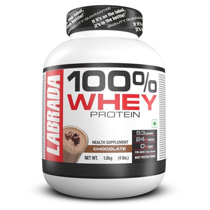 Labrada 100% Whey Protein Powder | 1.8kg-Chocolate
