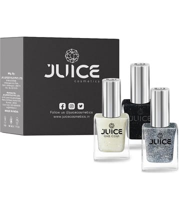 Juice - Multi Glossy Nail Polish ( Pack of 3 )