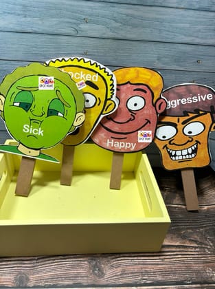 Emotion cutouts set of 5