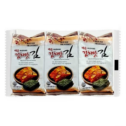 KOREAN ROASTED SEASONNED KIMCHI 4GM @229 KOREAN ROASTED SEASONNED KIMCHI 4GM @229