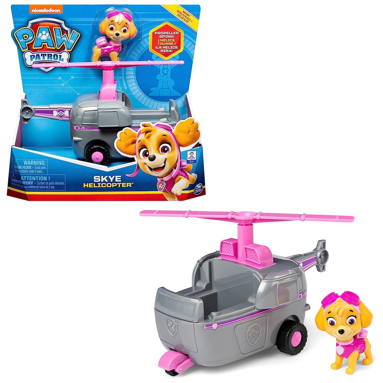 Paw Patrol, Skyeâ's Helicopter Vehicle For Kids 3 Years and Above