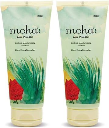 Moha Aloe Vera Gel-200gm (Pack Of 2)