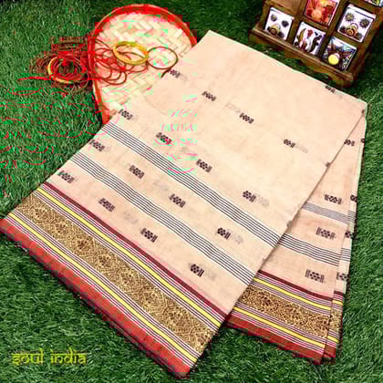 Tant Cotton Saree with Woven Design