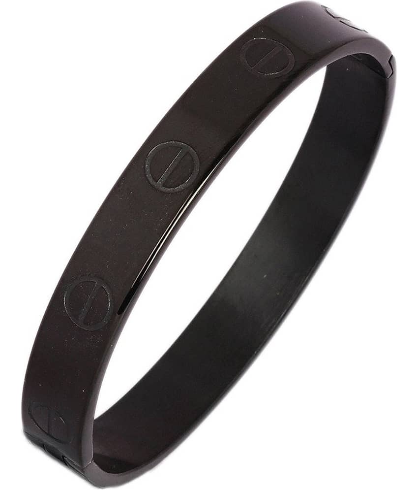 ZIVOM Black Stainless Steel Sikkhi Kadas
