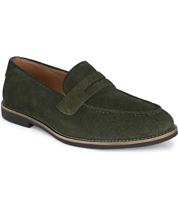 Big Fox Green Loafers