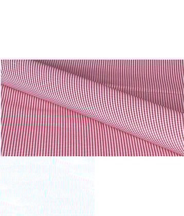 Makhanchor - Red Cotton Men's Unstitched Shirt Piece ( Pack of 1 )