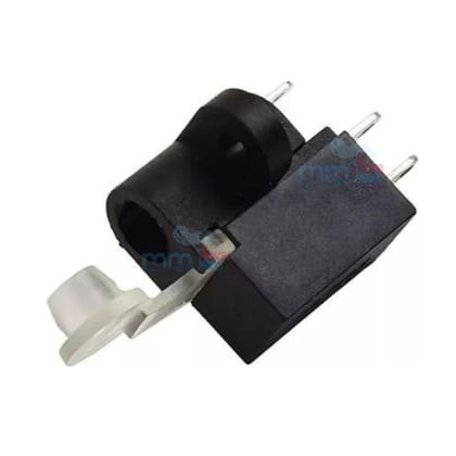 MM TOYS Charging Socket For Kids Car Jeep Bike 6V 12V Ride-On Pack Of 1 Pc Ride-on accessory (MM03)| ABS Plastic - Black