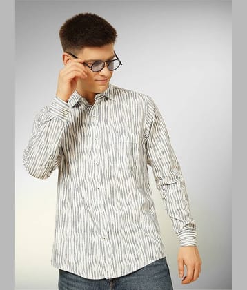 ENSPYR 100% Cotton Regular Fit Printed Full Sleeves Men's Casual Shirt - Blue ( Pack of 1 )