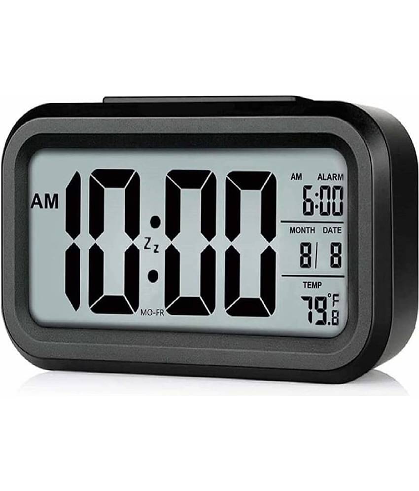Leavess Digital Plastic Table Clock - Pack of 1
