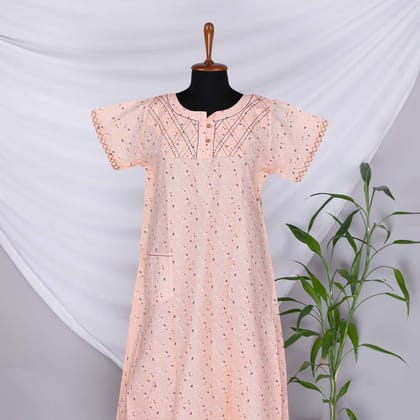 Nstyle Cotton Nighty Aline (Size XL)