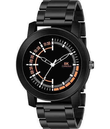 IIK COLLECTION - Black Stainless Steel Analog Men's Watch