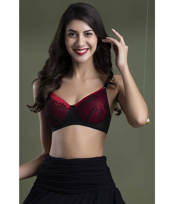 Clovia Lace Lightly Padded Women's Everyday Bra ( Black )