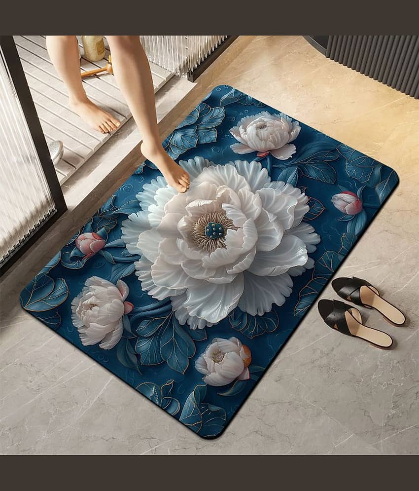 mahek accessories Set of 1 Anti-skid Rubber Door Mat ( 40 X 60 cm ) Assorted