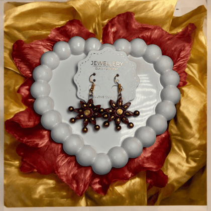 Radiant Floral Burst Earrings