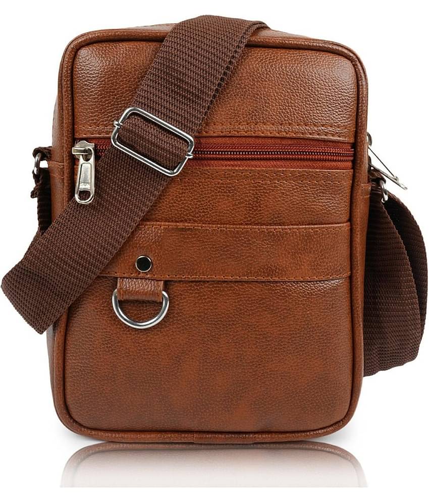 Torrento Tan Solid Messenger Bag