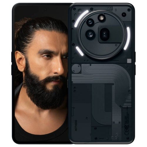 Nothing Phone (3a) Pro 5G Smart Phone- Black (8GB RAM, 256GB Storage), 17.2 cm (6.77 inch) 120Hz Flexible AMOLED Display, 50MP + 50MP + 8MP Rear Camera, 5000 mAh Battery