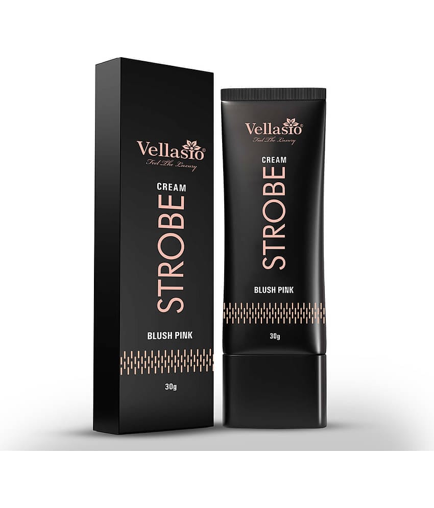 Vellasio Strobe Cream for Face Radiance, Multipurpose Cream for Dewy Glazed Instant Glow Blush Pink Highlighter, 30 gm