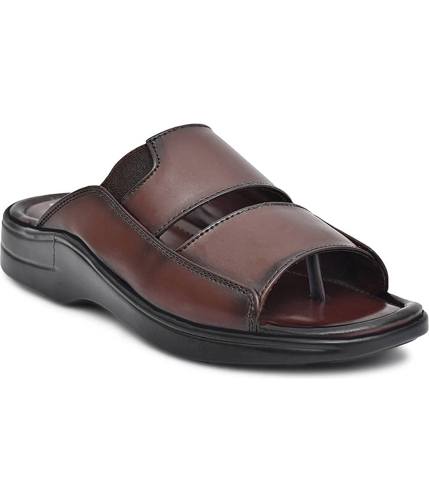 IVRAH - Black Men's Leather Slipper