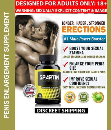 Spartin Penis Enlargement Male Supplement 30 capsules