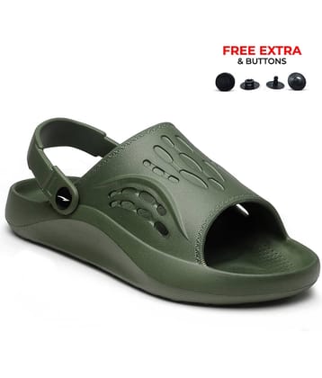 ASIAN - Olive Men's Clogs