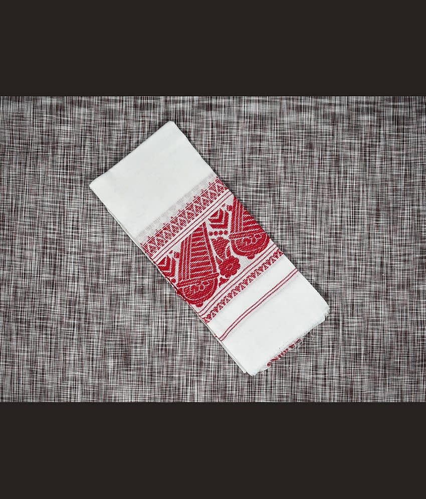 Shyam Handloom Pack of 1 Cotton Below 300 -GSM Bath Towel ( Maroon )