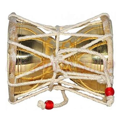 Brass Damru No. 1 (ZMAS393 B)