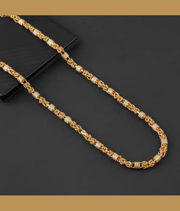 MGSV Gold Plated Brass Chain ( Pack of 1 )