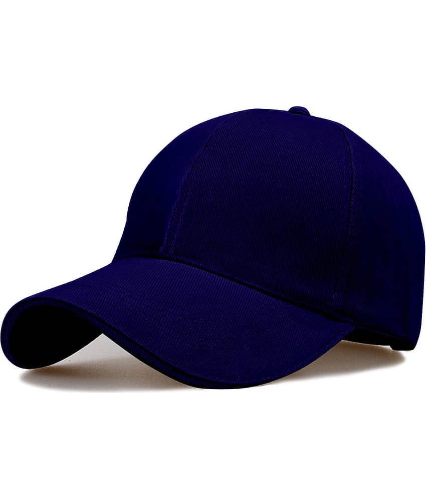Babji Pack of 1 Cotton Men's Cap ( Blue )