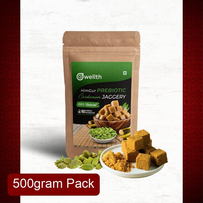 Cardamom Jaggery Cubes|Pouch