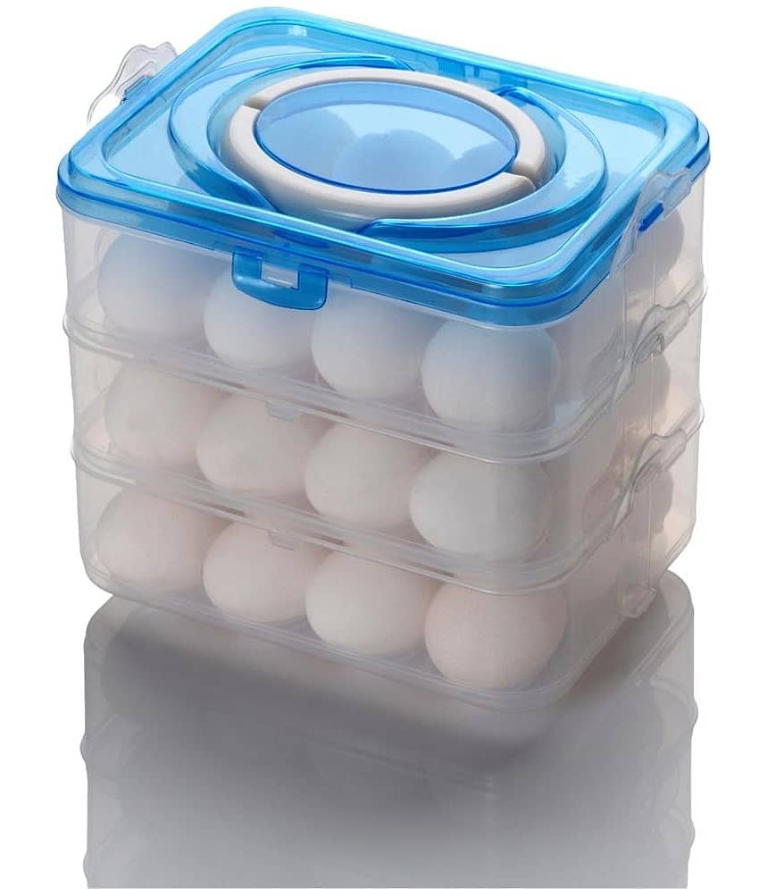 Analog Kitchenware 36 Separator Refrigerator Egg Storage Container/Egg Box/ Egg storage basket with Carry Holder