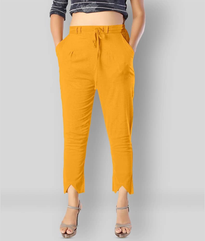 elenia - Yellow Cotton Women's Jeggings ( Pack of 1 )