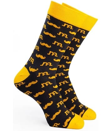 Man Arden - Black Cotton Men's Mid Length Socks ( Pack of 1 )