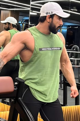 Wild Verve Forever Tank (Dark Sea Green)-S
