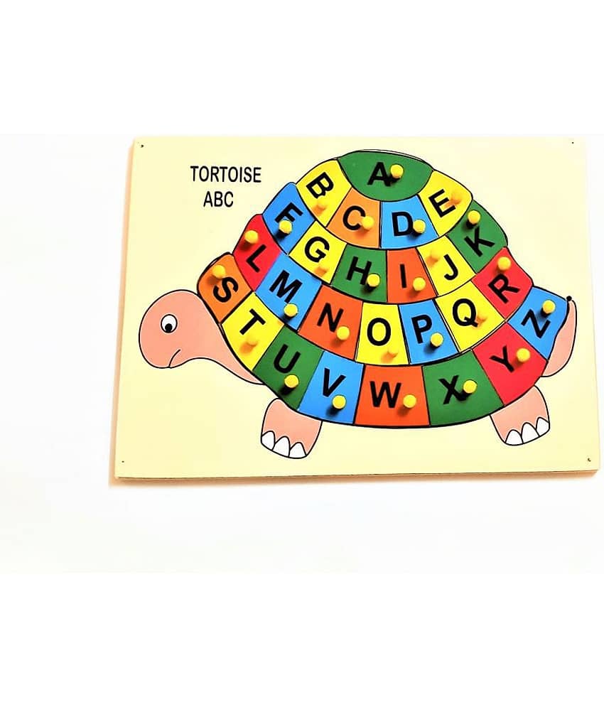 PETERS PENCE ENGLISH ALPHABET LEARNING PUZZLE BOARD FOR KIDS PRE PRIMARY EDUCATION