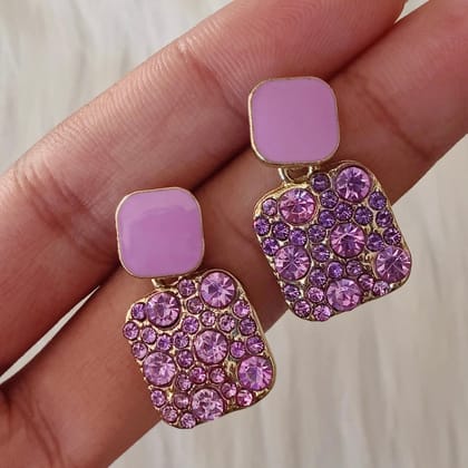 Lilac Lustre Earrings