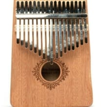 17 Key Kalimba Finger Mbira Mahogany Keyboard Music Instrument Wood Thumb Piano